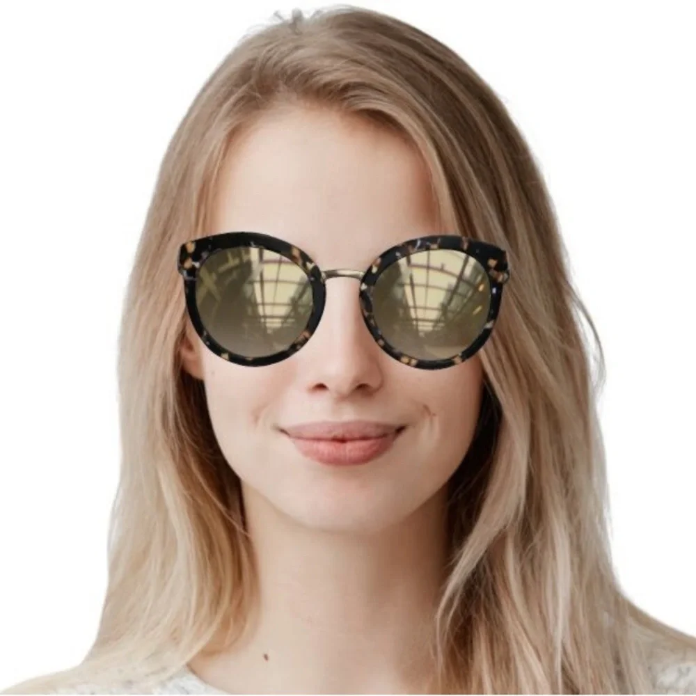 EUC Dolce & Gabbana DG4268 Brown Patterned Sunglasses - Picture 4 of 9